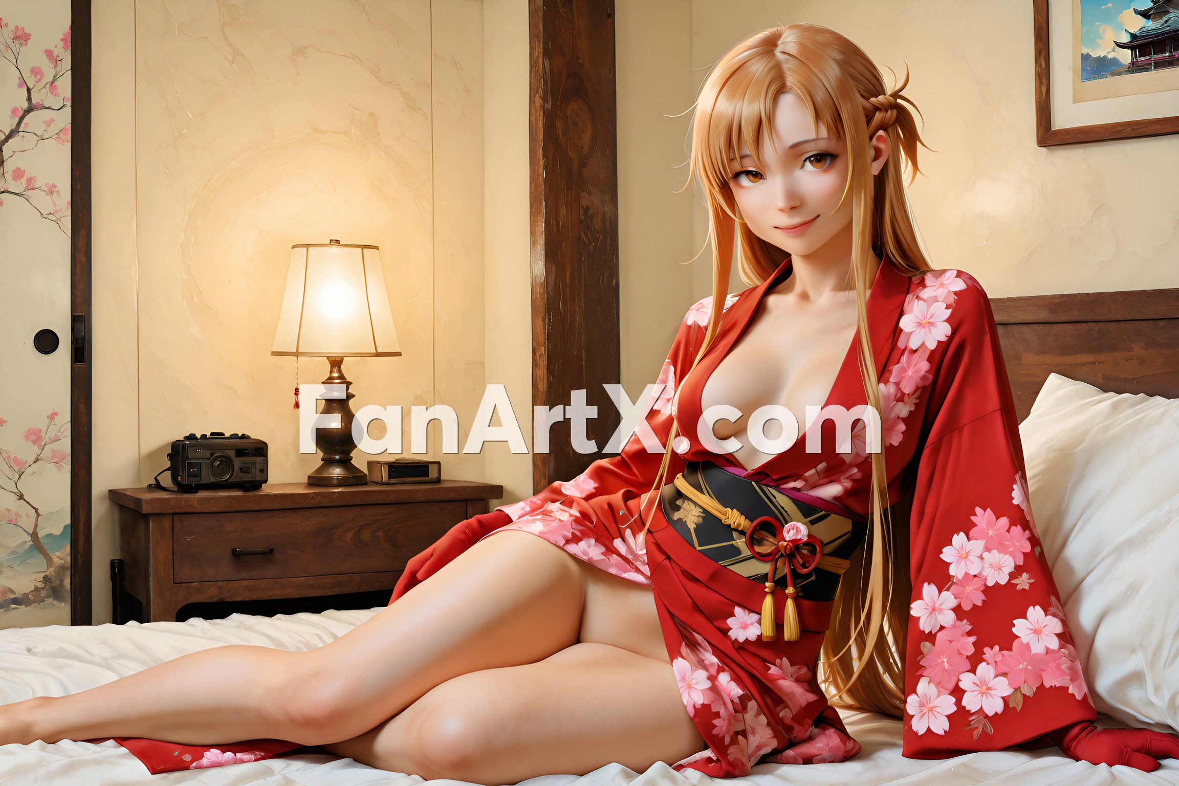 Sao Asuna Yuuki Fanart - Sword Art Online character 7776511